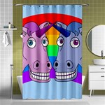 Unicorn love Shower Curtain 48  x 72  (Small)  Curtain(48  X 72 ) - 42.18 x64.8  Curtain(48  X 72 )