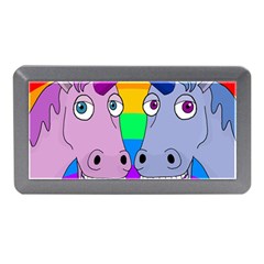 Unicorn Love Memory Card Reader (mini) by Valentinaart