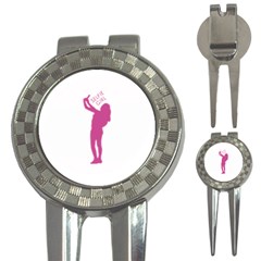 Selfie Girl Graphic 3-in-1 Golf Divots by dflcprints