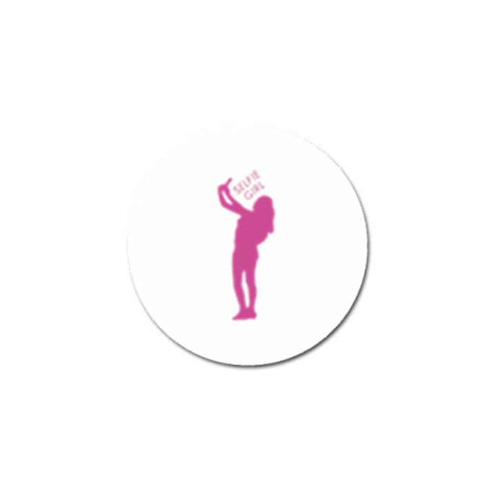 Selfie Girl Graphic Golf Ball Marker