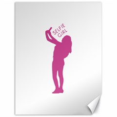 Selfie Girl Graphic Canvas 18  X 24   by dflcprints