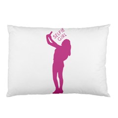 Selfie Girl Graphic Pillow Case by dflcprints