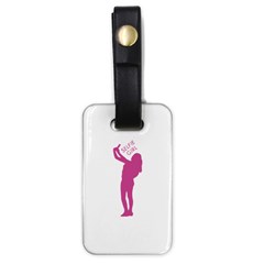 Selfie Girl Graphic Luggage Tags (one Side) 