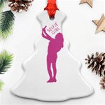 Selfie Girl Graphic Ornament (Christmas Tree) Front