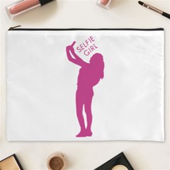 Selfie Girl Graphic Cosmetic Bag (xxxl)  by dflcprints