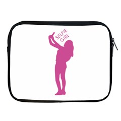 Selfie Girl Graphic Apple Ipad 2/3/4 Zipper Cases by dflcprints