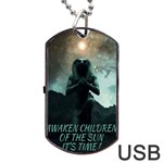 Hourus Dog Tag USB Flash (Two Sides)  Front