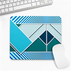 Logo Concept Banner Header Idea Large Mousepads by Amaryn4rt