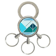 Logo Concept Banner Header Idea 3-ring Key Chains by Amaryn4rt