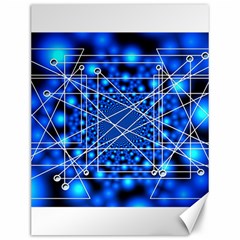 Network Connection Structure Knot Canvas 12  X 16   by Amaryn4rt