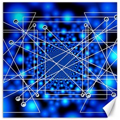 Network Connection Structure Knot Canvas 20  X 20   by Amaryn4rt