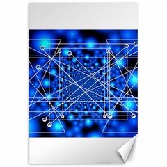 Network Connection Structure Knot Canvas 20  X 30   by Amaryn4rt