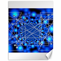 Network Connection Structure Knot Canvas 36  X 48   by Amaryn4rt