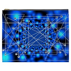 Network Connection Structure Knot Cosmetic Bag (xxxl)  by Amaryn4rt