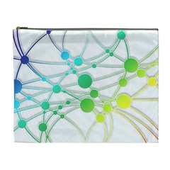 Network Connection Structure Knot Cosmetic Bag (XL)