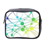 Network Connection Structure Knot Mini Toiletries Bag 2-Side Front