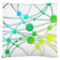 Network Connection Structure Knot Large Cushion Case (Two Sides)