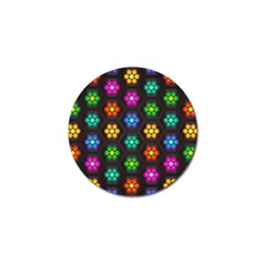 Pattern Background Colorful Design Golf Ball Marker by Amaryn4rt