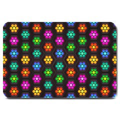 Pattern Background Colorful Design Large Doormat  by Amaryn4rt