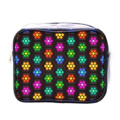 Pattern Background Colorful Design Mini Toiletries Bags