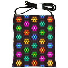 Pattern Background Colorful Design Shoulder Sling Bags by Amaryn4rt