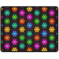 Pattern Background Colorful Design Fleece Blanket (medium)  by Amaryn4rt