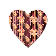 Seamless Pattern Heart Magnet by Amaryn4rt