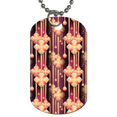 Seamless Pattern Dog Tag (two Sides)