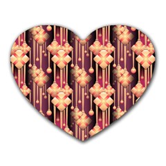 Seamless Pattern Heart Mousepads by Amaryn4rt