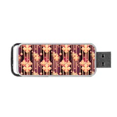 Seamless Pattern Portable Usb Flash (one Side) by Amaryn4rt