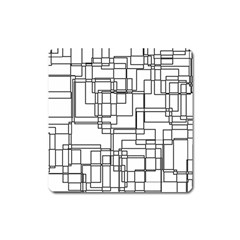 Structure Pattern Network Square Magnet