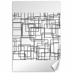 Structure Pattern Network Canvas 12  X 18   by Amaryn4rt