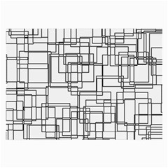 Structure Pattern Network Large Glasses Cloth