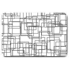 Structure Pattern Network Large Doormat  by Amaryn4rt