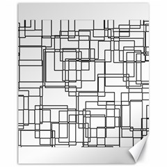 Structure Pattern Network Canvas 11  X 14   by Amaryn4rt