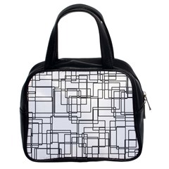 Structure Pattern Network Classic Handbags (2 Sides) by Amaryn4rt