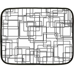 Structure Pattern Network Double Sided Fleece Blanket (mini)  by Amaryn4rt