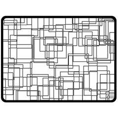 Structure Pattern Network Fleece Blanket (large)  by Amaryn4rt