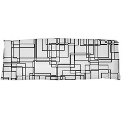 Structure Pattern Network Body Pillow Case (dakimakura)