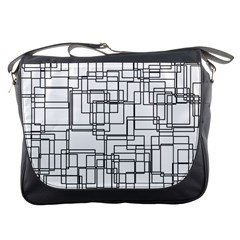 Structure Pattern Network Messenger Bags by Amaryn4rt