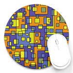 Square Background Background Texture Round Mousepads Front