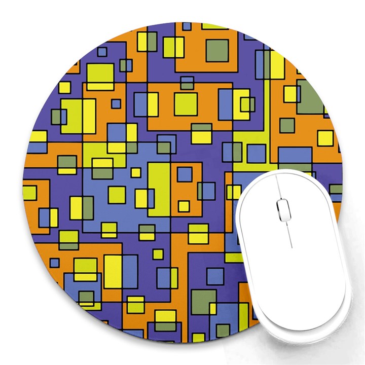 Square Background Background Texture Round Mousepads