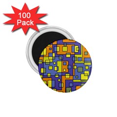 Square Background Background Texture 1 75  Magnets (100 Pack) 