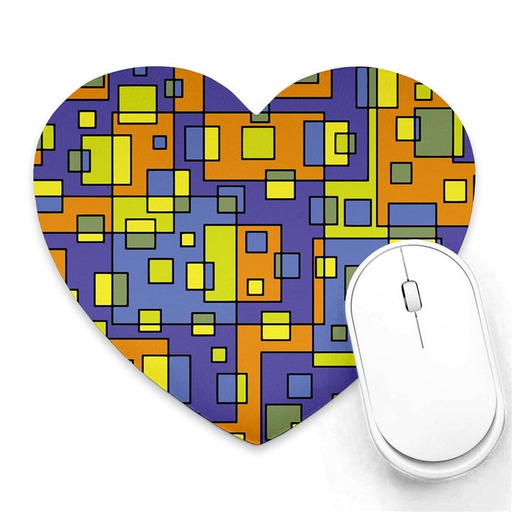 Square Background Background Texture Heart Mousepads