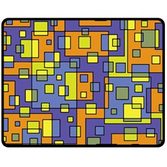 Square Background Background Texture Fleece Blanket (medium)  by Amaryn4rt