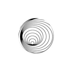 Spiral Eddy Route Symbol Bent Golf Ball Marker (10 Pack)