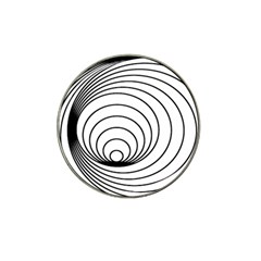 Spiral Eddy Route Symbol Bent Hat Clip Ball Marker (10 Pack) by Amaryn4rt