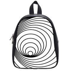 Spiral Eddy Route Symbol Bent School Bags (small)  by Amaryn4rt