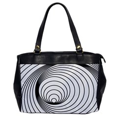 Spiral Eddy Route Symbol Bent Office Handbags by Amaryn4rt