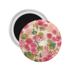 Aquarelle Pink Flower  2 25  Magnets by Brittlevirginclothing